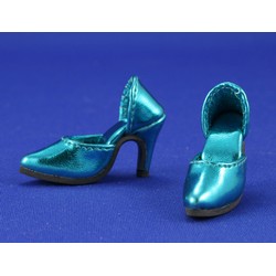 Easy to Wear Tyler Shoes Metallic Turquoise